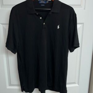 Polo Ralph Lauren Black  short sleeve polo, size XL(16)